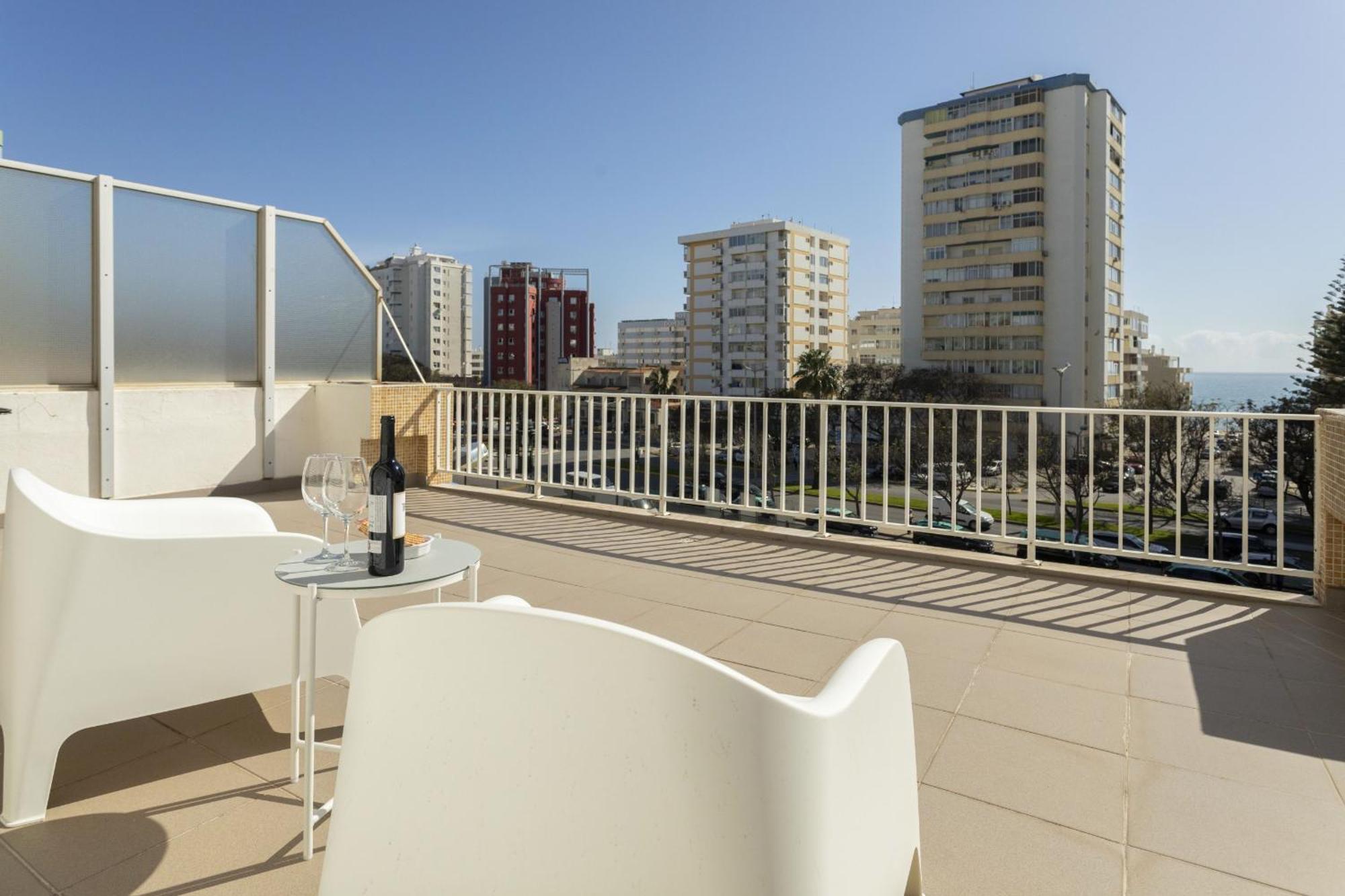 New! Quarteira Sea View Apartamento Exterior foto